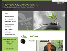 Tablet Screenshot of mclean-therapy.com